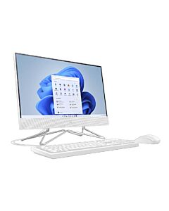 AIO HP 21.5 FHD Celeron 4GB 128GB Snow white