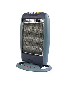 ESTUFA HALOGENA OSCILANTE DE 3 VELAS - ALPACA-  1200W ESTALPHH10SN