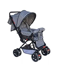 COCHE FUNKY CUNA - CIELO - GRIS  CCFUNKY-JM-3
